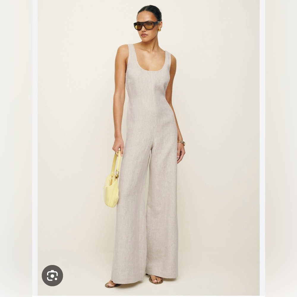 NWT Reformation Nell Linen Pantsuit - size XS